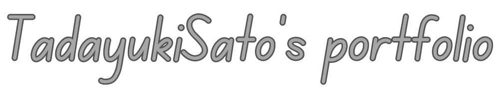 TadayukiSato's portfolio